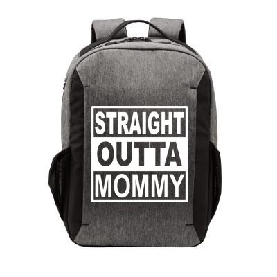 Straight Outta Mommy Funny Vector Backpack
