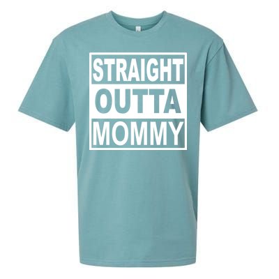 Straight Outta Mommy Funny Sueded Cloud Jersey T-Shirt