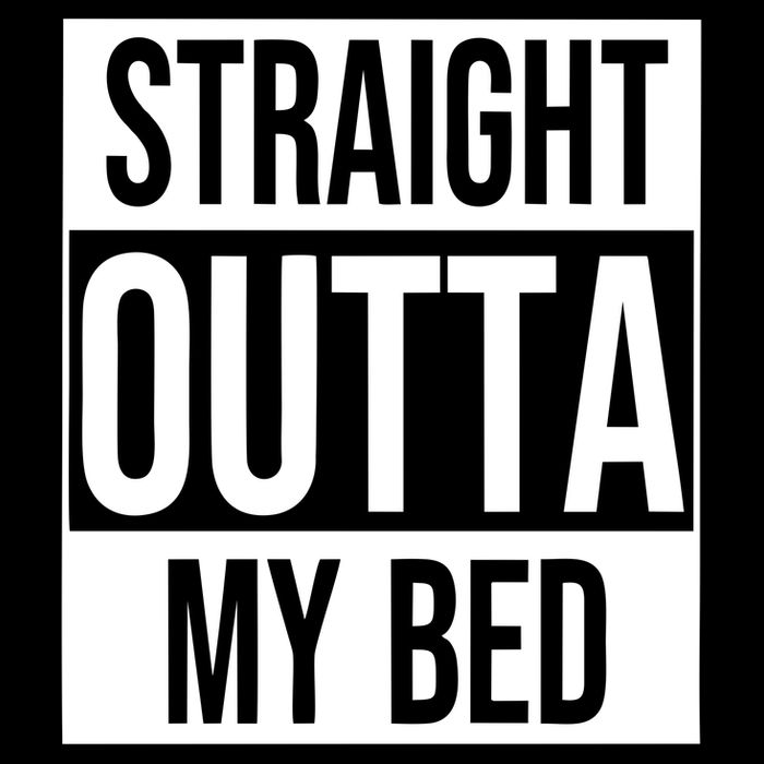 Straight Outta My Bed Womens Tank Top