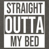 Straight Outta My Bed Cotton Canvas Backpack