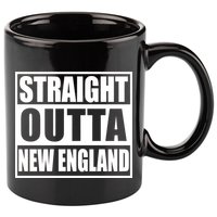 Straight Outta New England 11oz C Handle Ceramic Mug