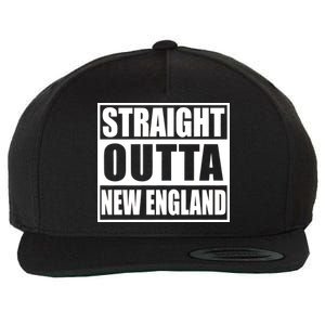 Straight Outta New England Wool Snapback Cap