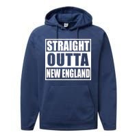 Straight Outta New England Performance Fleece Hoodie