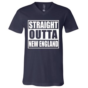 Straight Outta New England V-Neck T-Shirt