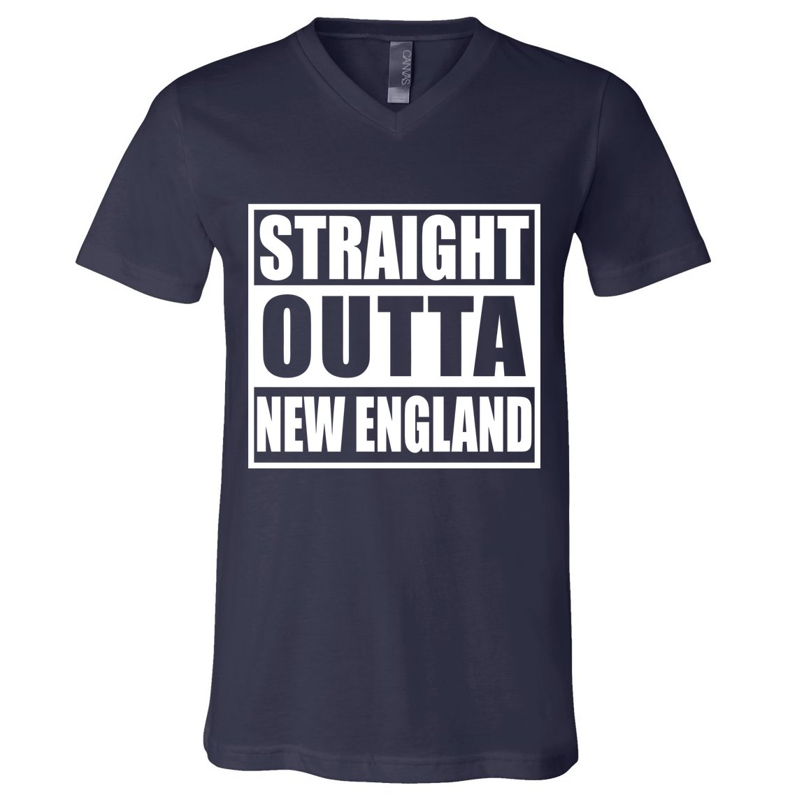 Straight Outta New England V-Neck T-Shirt