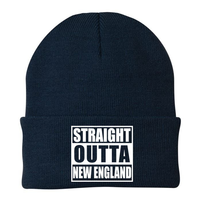 Straight Outta New England Knit Cap Winter Beanie