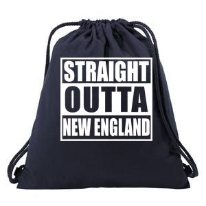 Straight Outta New England Drawstring Bag