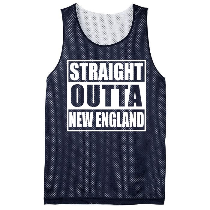 Straight Outta New England Mesh Reversible Basketball Jersey Tank