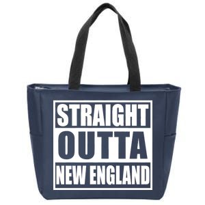 Straight Outta New England Zip Tote Bag