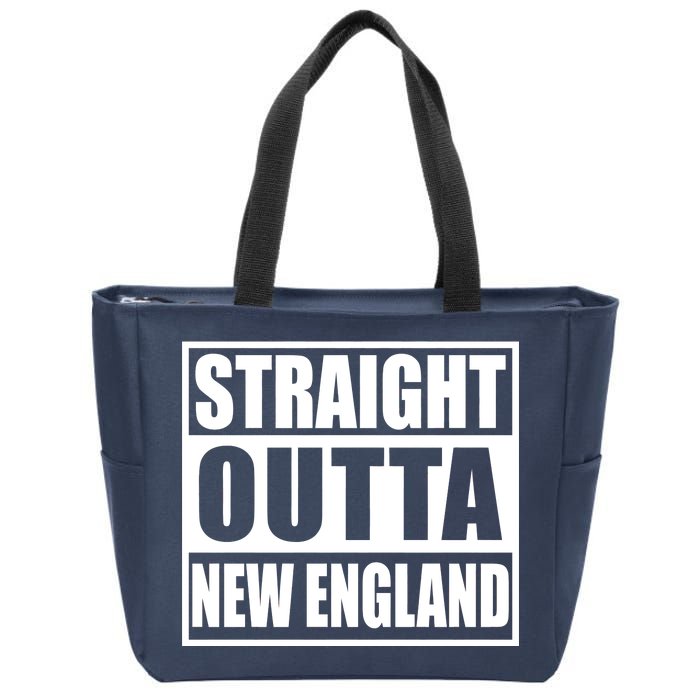 Straight Outta New England Zip Tote Bag