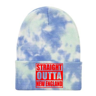 Straight Outta New England Tie Dye 12in Knit Beanie