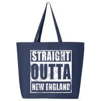 Straight Outta New England Distressed 25L Jumbo Tote