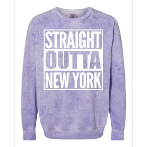 Straight Outta New York Colorblast Crewneck Sweatshirt