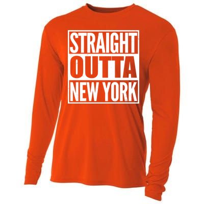 Straight Outta New York Cooling Performance Long Sleeve Crew