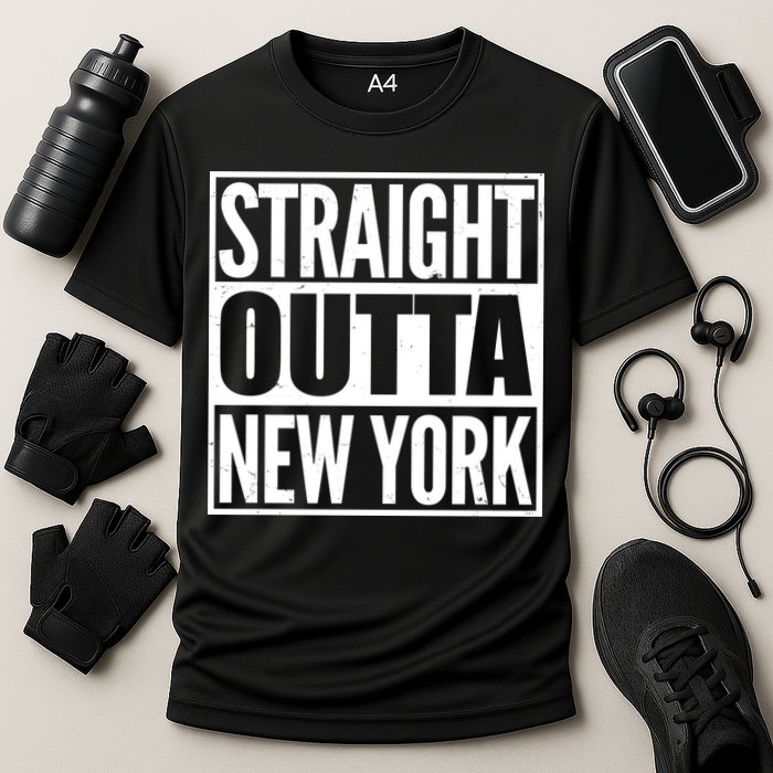 Straight Outta New York Cooling Performance Crew T-Shirt