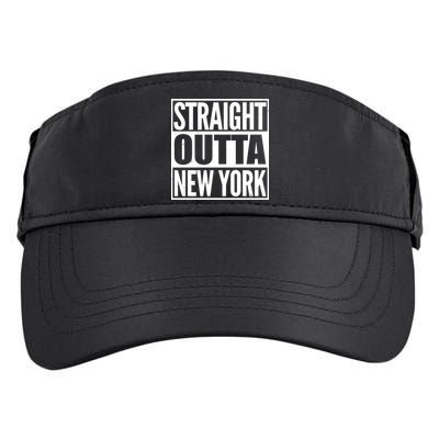 Straight Outta New York Adult Drive Performance Visor