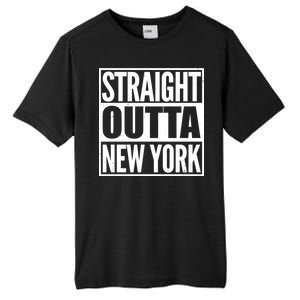 Straight Outta New York Tall Fusion ChromaSoft Performance T-Shirt