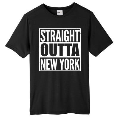 Straight Outta New York Tall Fusion ChromaSoft Performance T-Shirt