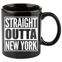 Straight Outta New York 11oz C Handle Ceramic Mug
