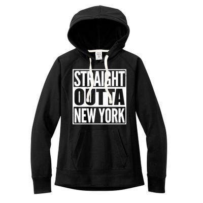 Straight Outta New York Women's Fleece Hoodie