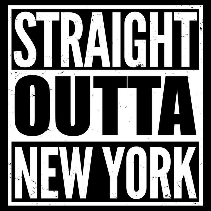 Straight Outta New York 16 in Basic Backpack