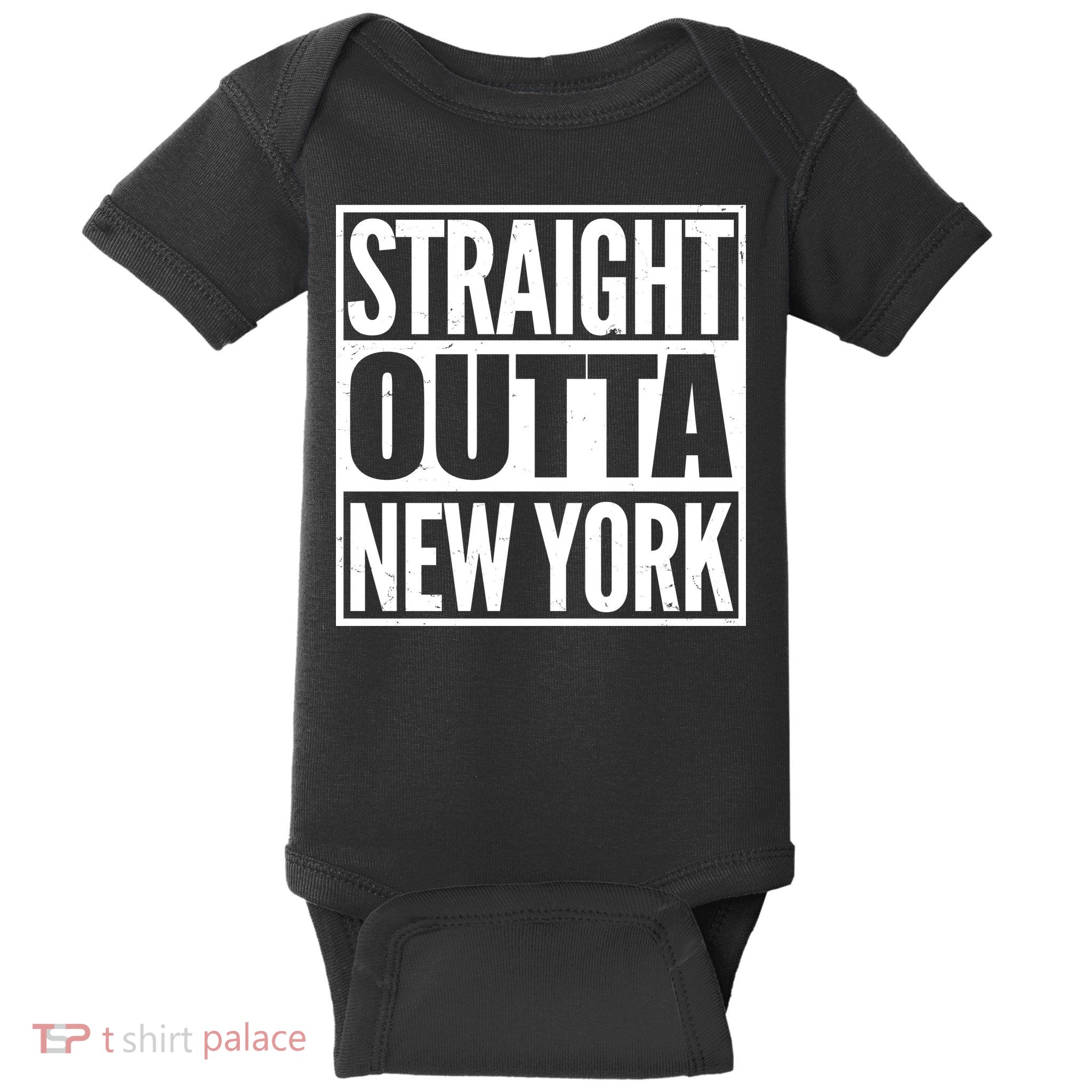 Straight Outta New York Baby Bodysuit