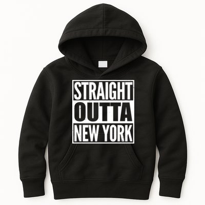 Straight Outta New York Kids Hoodie