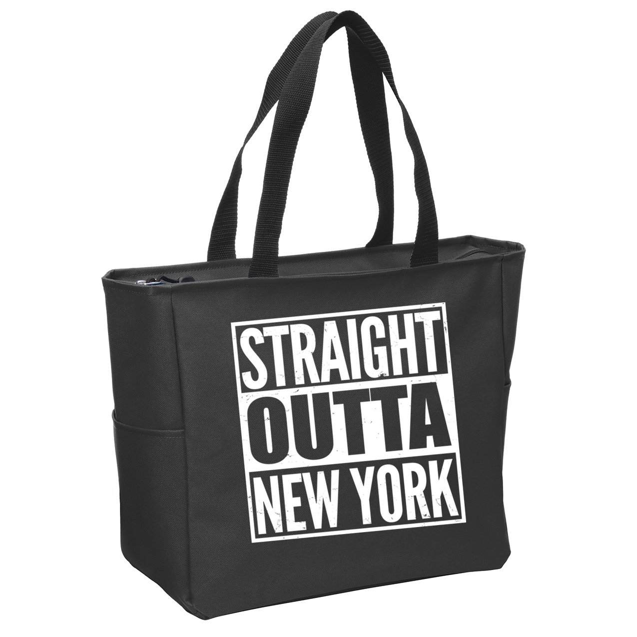 Straight Outta New York Zip Tote Bag