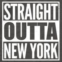 Straight Outta New York Vector Backpack