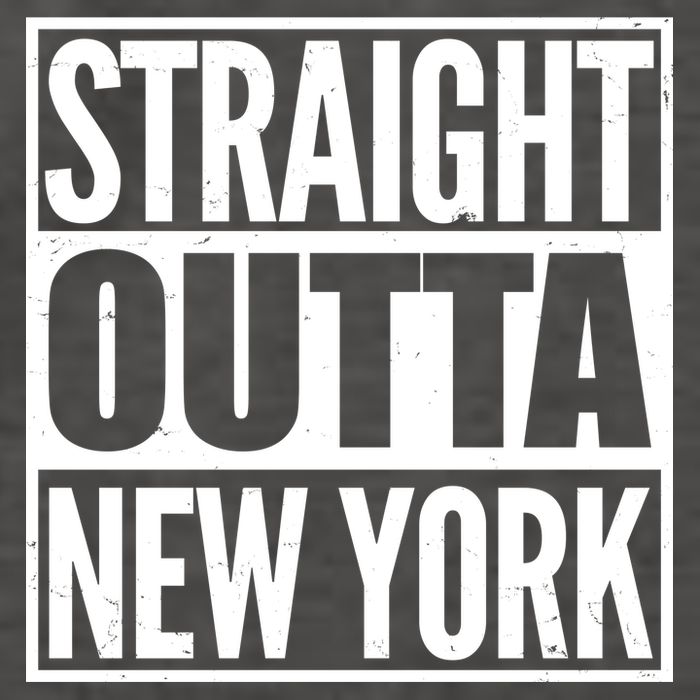 Straight Outta New York Vector Backpack