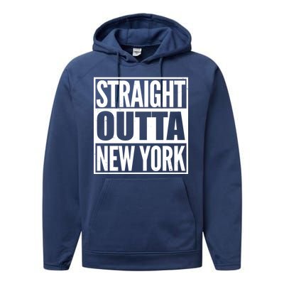 Straight Outta New York Performance Fleece Hoodie