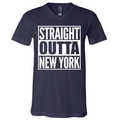 Straight Outta New York V-Neck T-Shirt