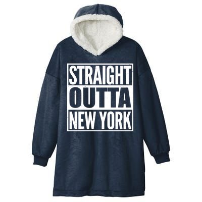 Straight Outta New York Hooded Wearable Blanket