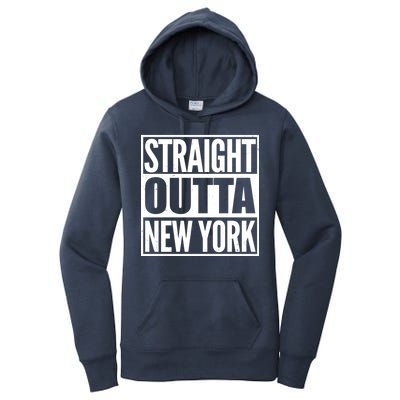 Straight Outta New York Women's Pullover Hoodie