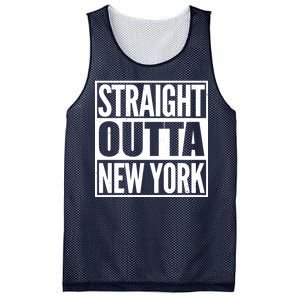 Straight Outta New York Mesh Reversible Basketball Jersey Tank