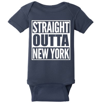 Straight Outta New York Baby Bodysuit