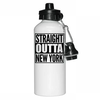 Straight Outta New York Aluminum Water Bottle