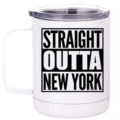 Straight Outta New York 12 oz Stainless Steel Tumbler Cup