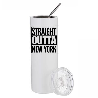 Straight Outta New York Stainless Steel Tumbler