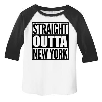 Straight Outta New York Toddler Fine Jersey T-Shirt