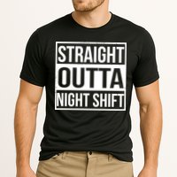 Straight Outta Night Shift Cooling Performance Crew T-Shirt