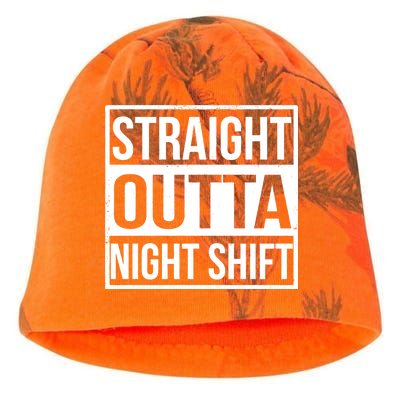 Straight Outta Night Shift Kati - Camo Knit Beanie