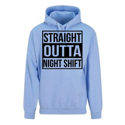 Straight Outta Night Shift Unisex Surf Hoodie