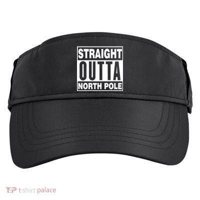 Straight Outta North Pole Adult Drive Performance Visor