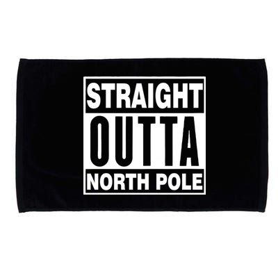Straight Outta North Pole Microfiber Hand Towel