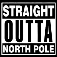 Straight Outta North Pole Women's Crop Top Tee