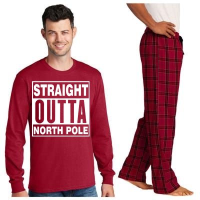 Straight Outta North Pole Long Sleeve Pajama Set