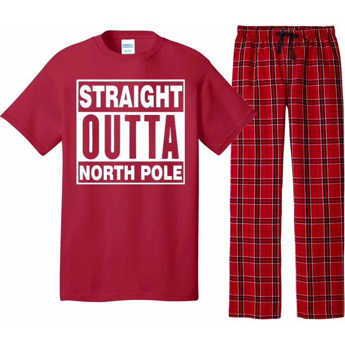 Straight Outta North Pole Pajama Set