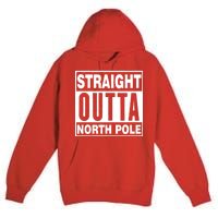 Straight Outta North Pole Premium Pullover Hoodie