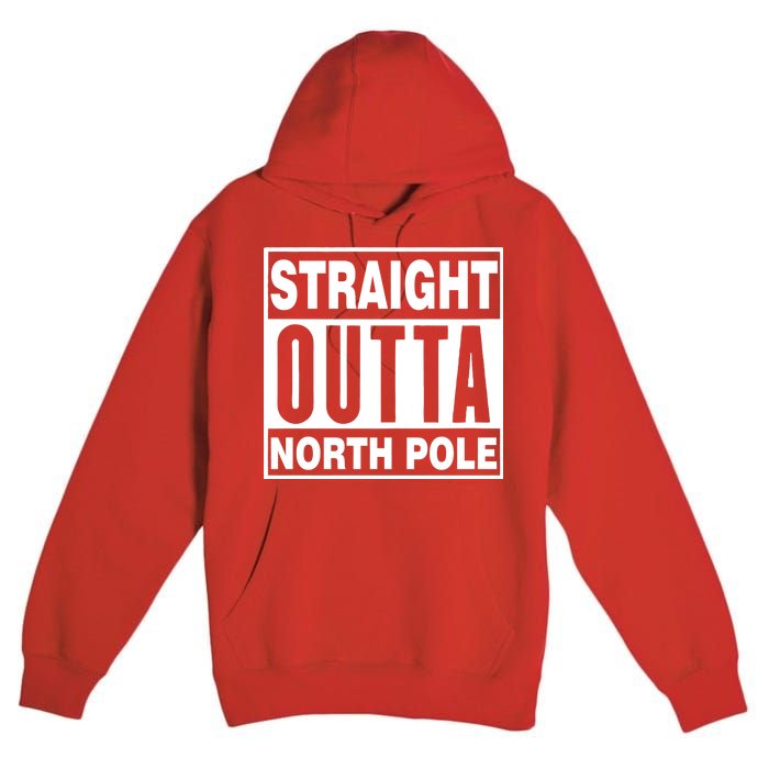 Straight Outta North Pole Premium Pullover Hoodie